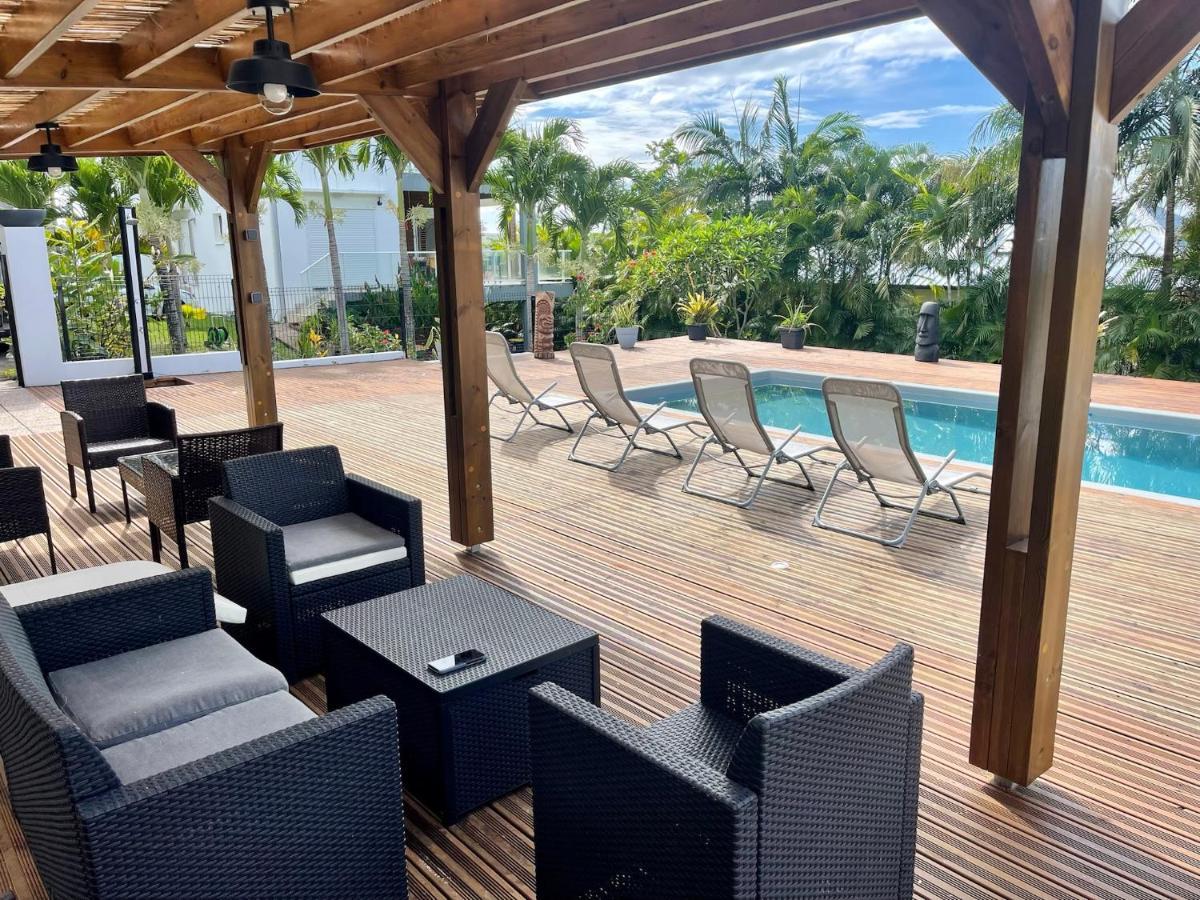 Grande Villa Au Calme - Vue Exceptionnelle - Climatisation - Piscine Sel Chauffee - Jardin Tropical Vincendo Kültér fotó
